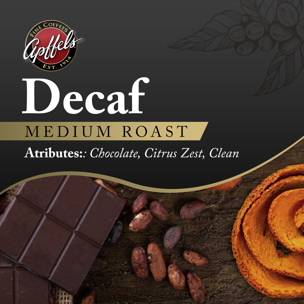 12oz. Water Process Decaf – ApffelsStore